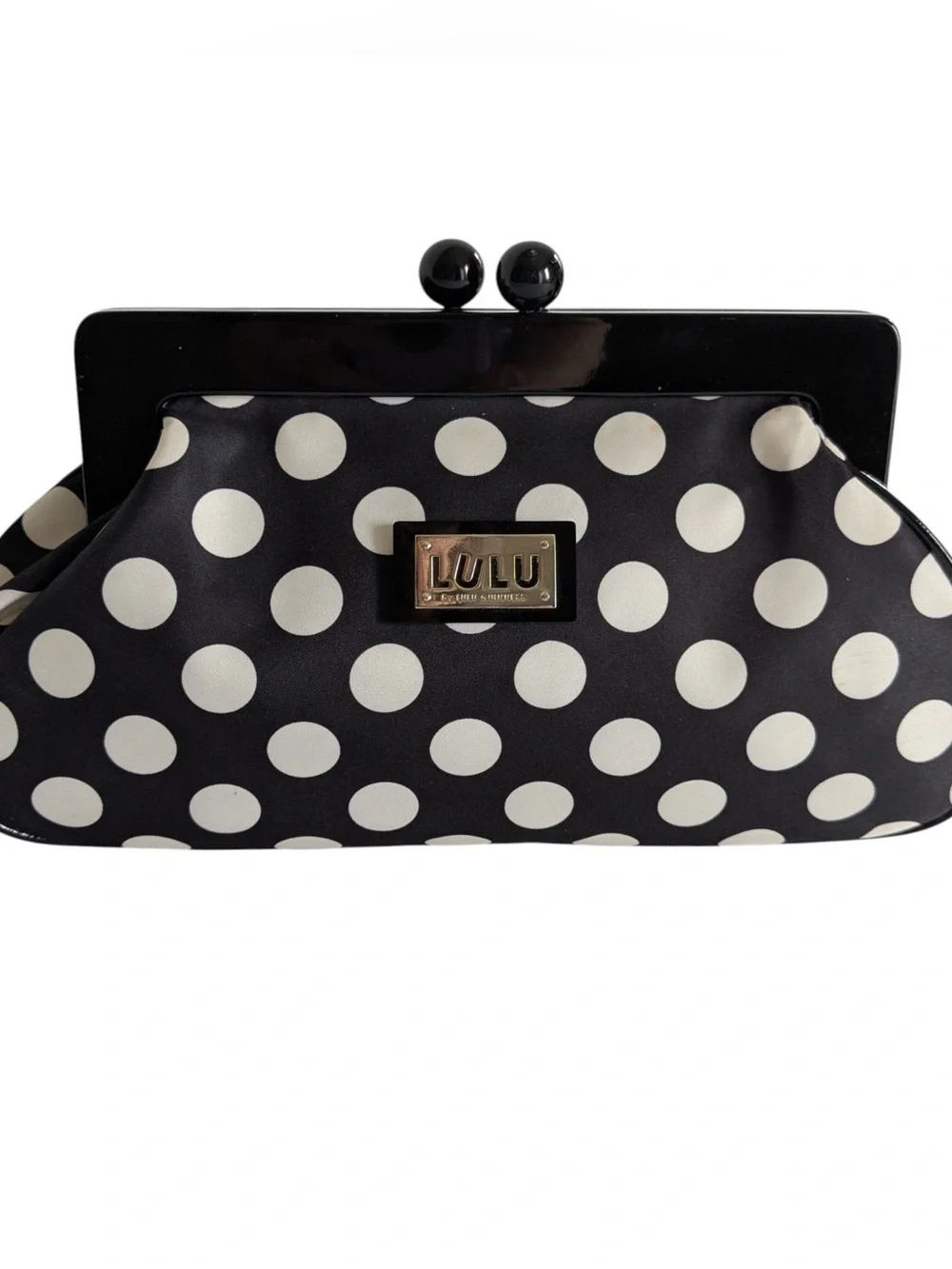 Lulu Guiness Polka Dot Clutch